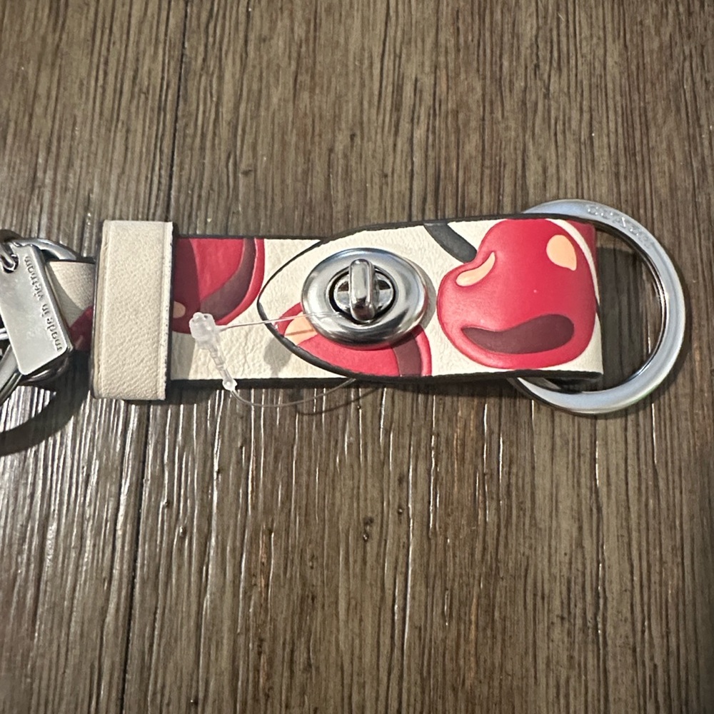 Coach NWT Cherry Keychain - Picture 6 of 10